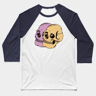 Two skeleton Baseball T-Shirt